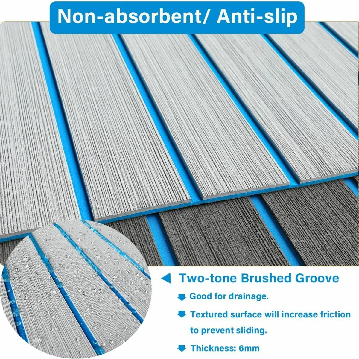 EVA Foam Boat Decking Flooring 240x41/55/90cm - Image 2