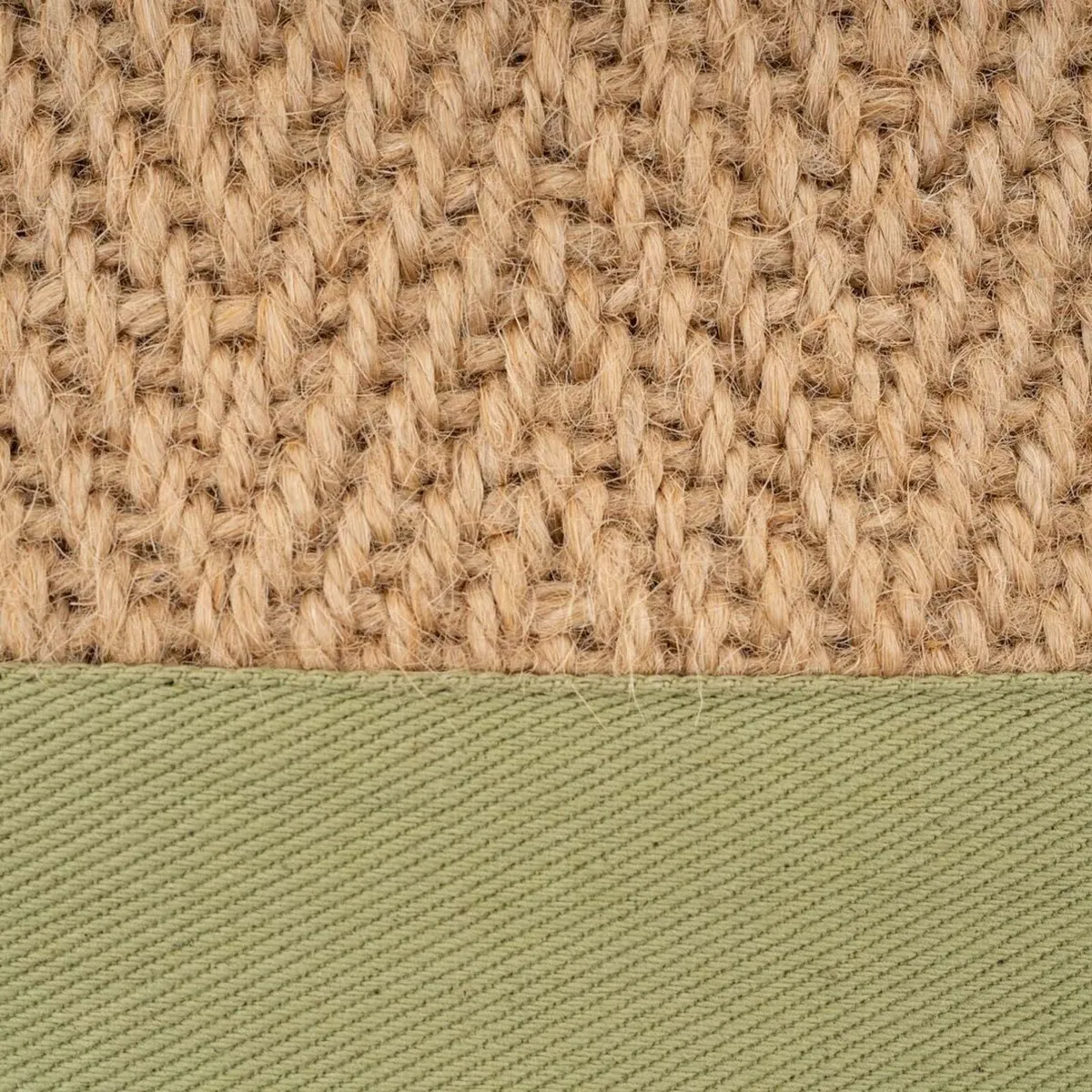 Natural Sustainable Olive Green Cotton Border - Image 3