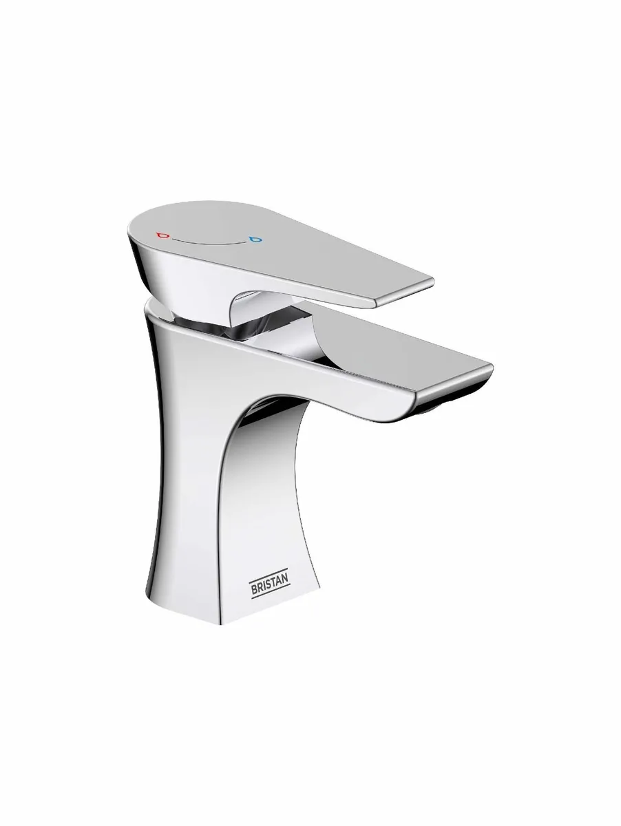 Hourglass Eco Start Bathroom Basin Mixer Chrome - Image 1