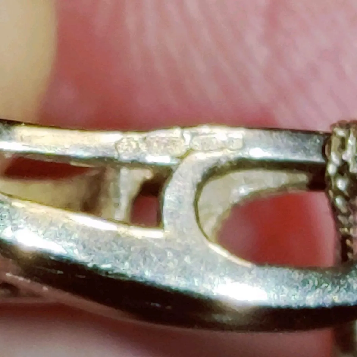 CELTIC TWIRL 9CT White Gold 18"New Unisex Necklace - Image 4