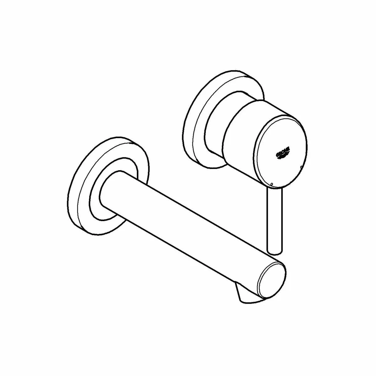 19575001 Concetto 2-Hole Bathroom Tap with 147 mm - Image 3