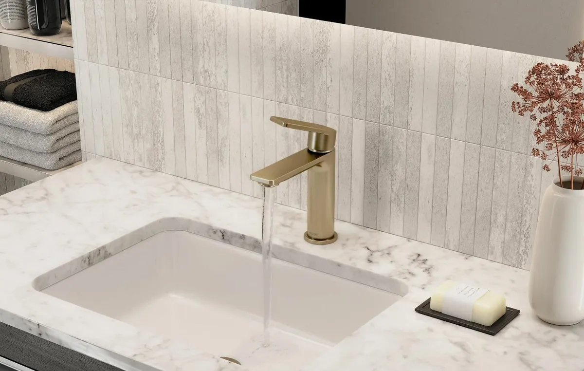 Frammento Eco Start Basin Mixer with Clicker - Image 4