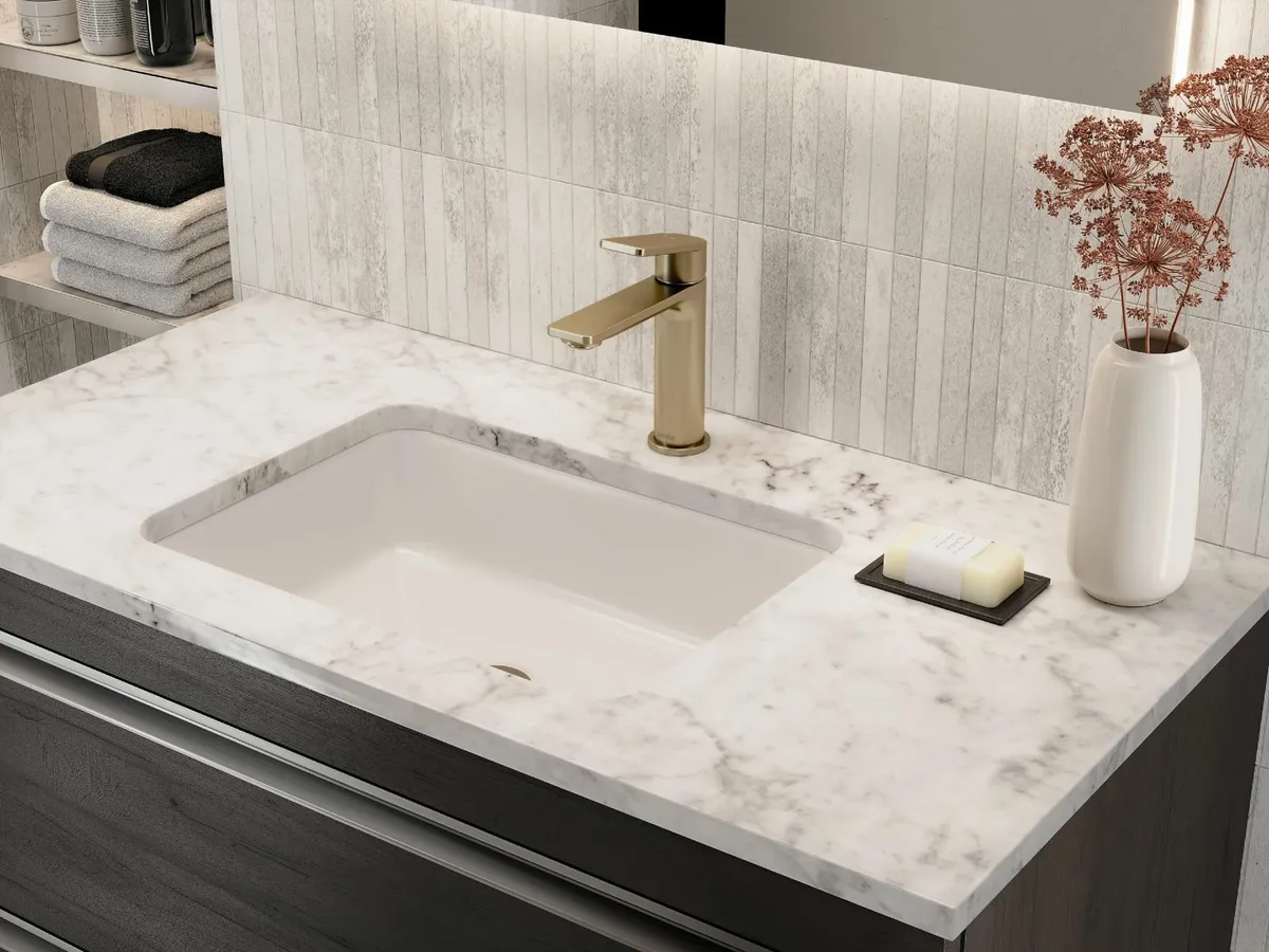 Frammento Eco Start Basin Mixer with Clicker - Image 2