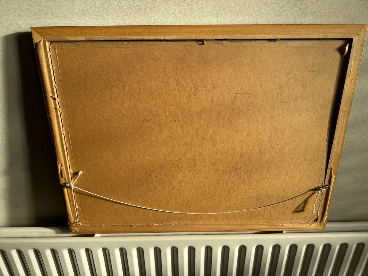 Framed Paul Henry Launching the Currach - Image 2