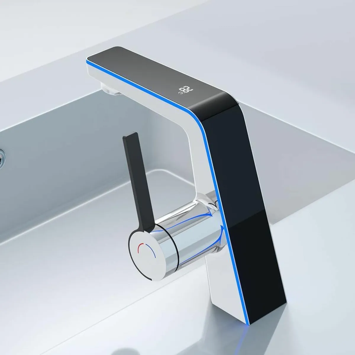 Temperature Bathroom tap No Electrical Display - Image 3