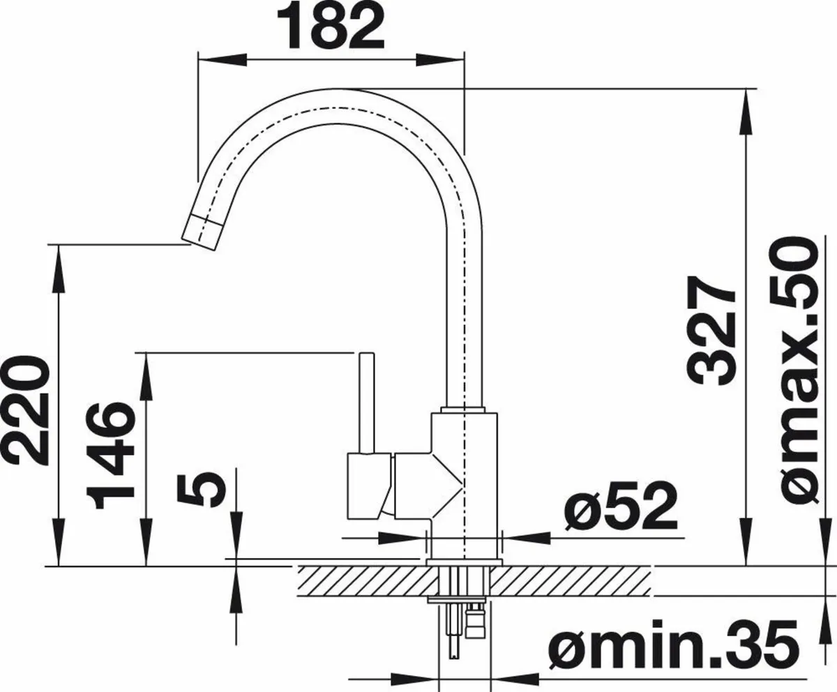 517742 Mida Kitchen Mixer Tap Chrome High-pressure - Image 3