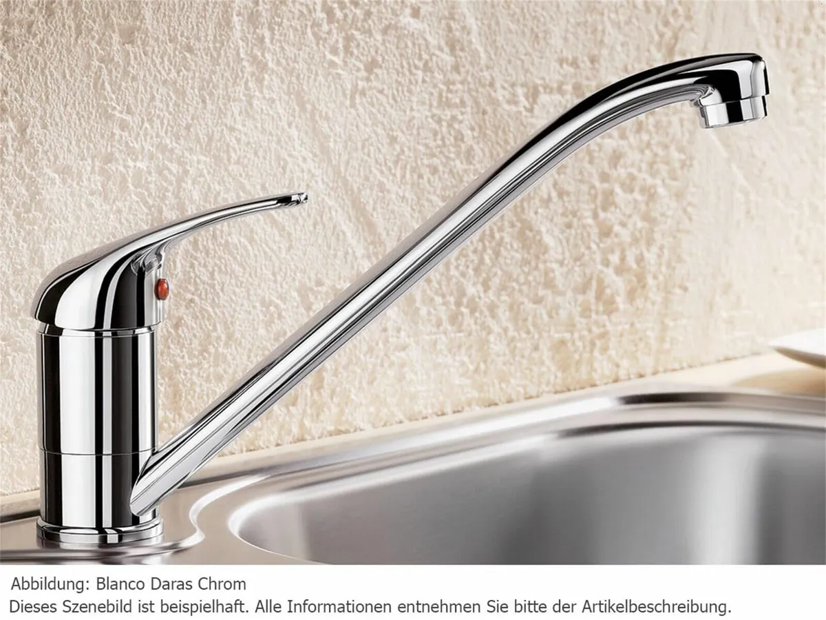 517720 Daras Kitchen Mixer Tap Chrome High - Image 3