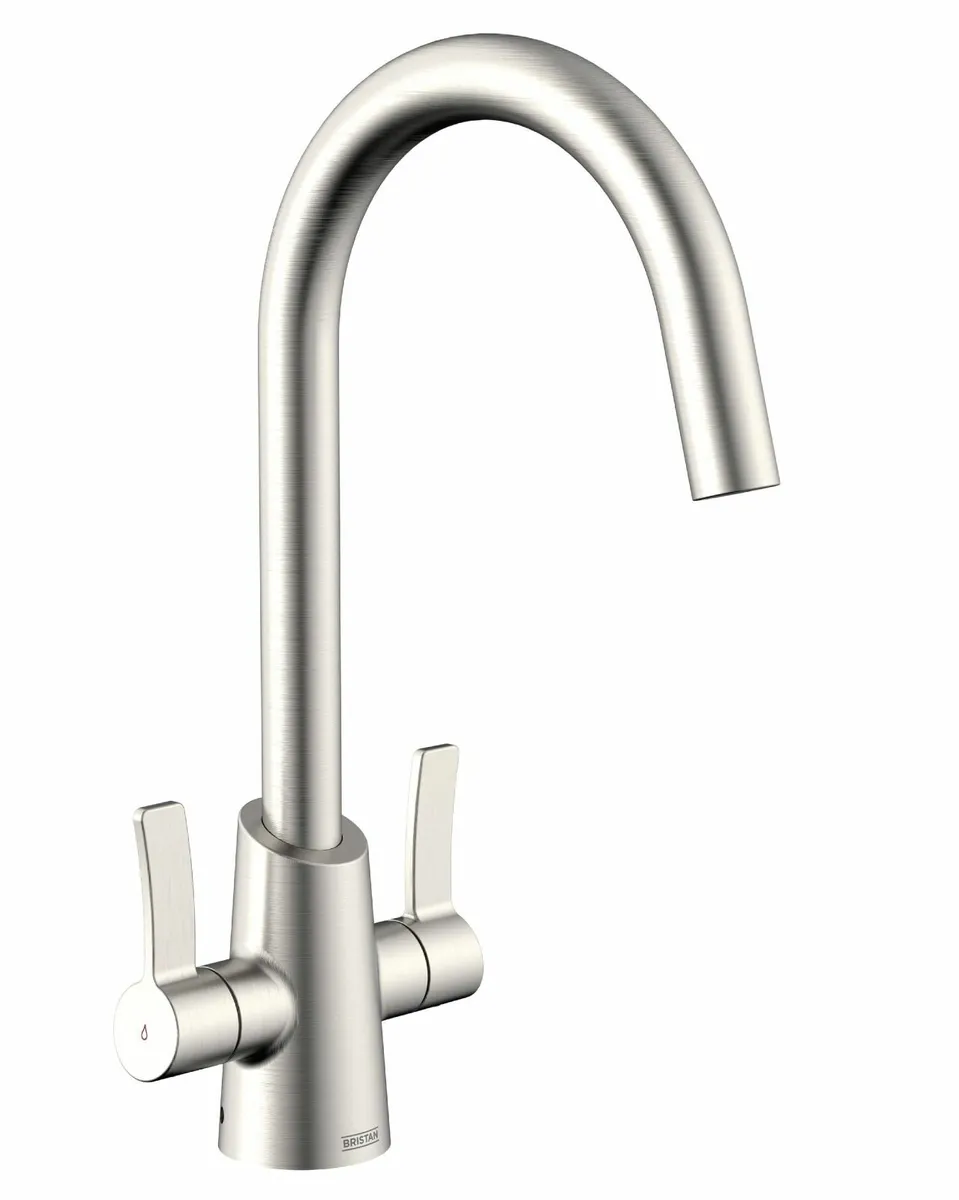 Acorn Easyfit Kitchen Sink Mixer Stainless Steel - Image 1