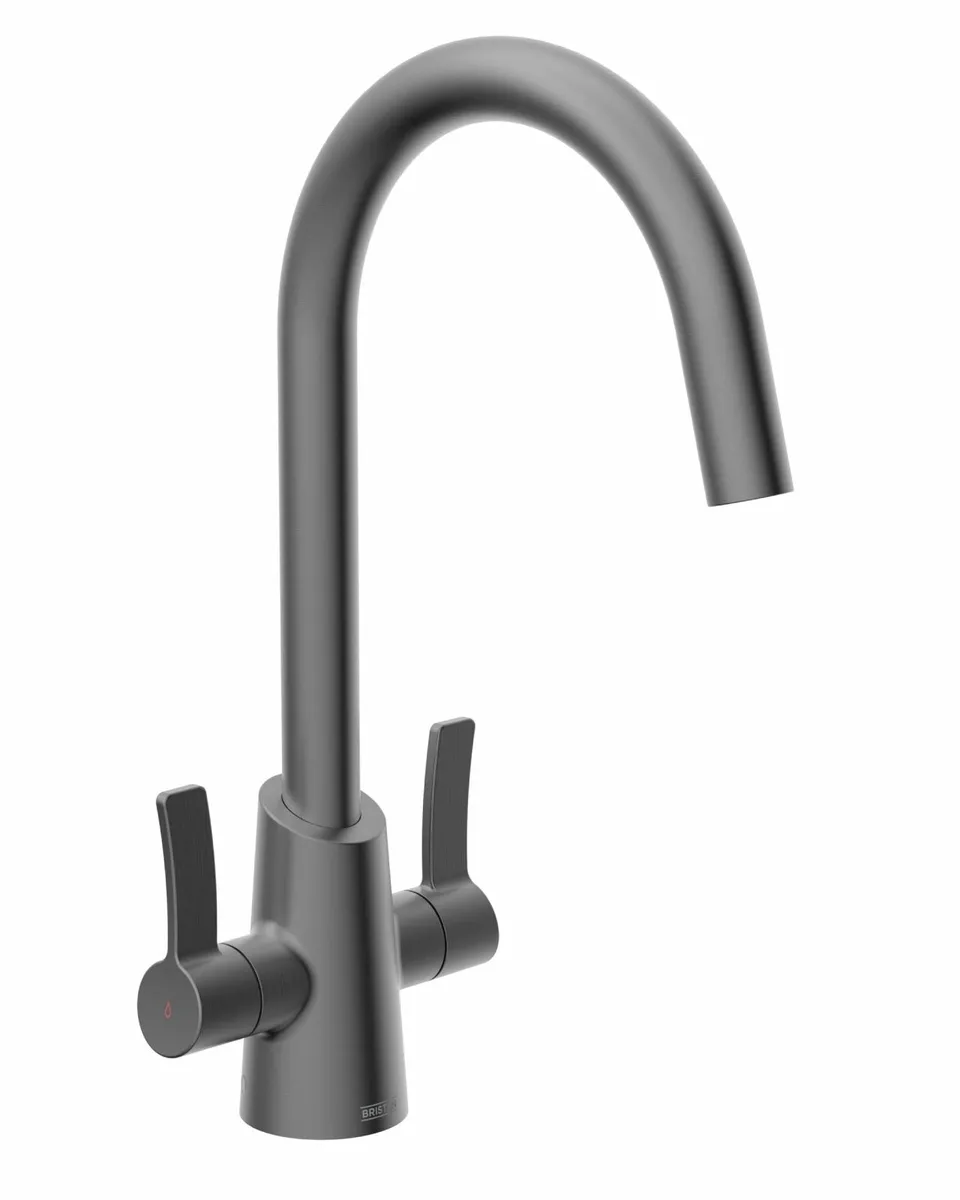 Acorn Easyfit Kitchen Sink Mixer Gun Metal Tap - Image 1