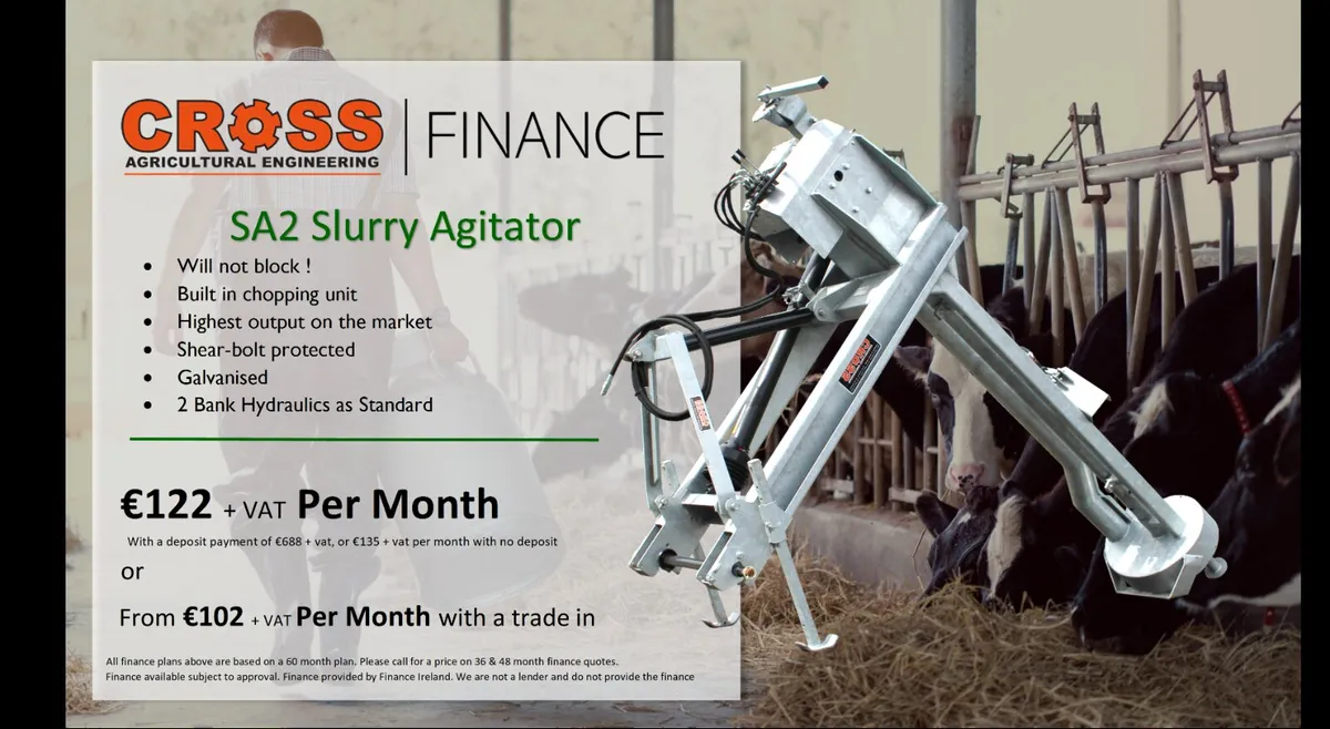 Cross Finance SA2 Agitators - Image 1