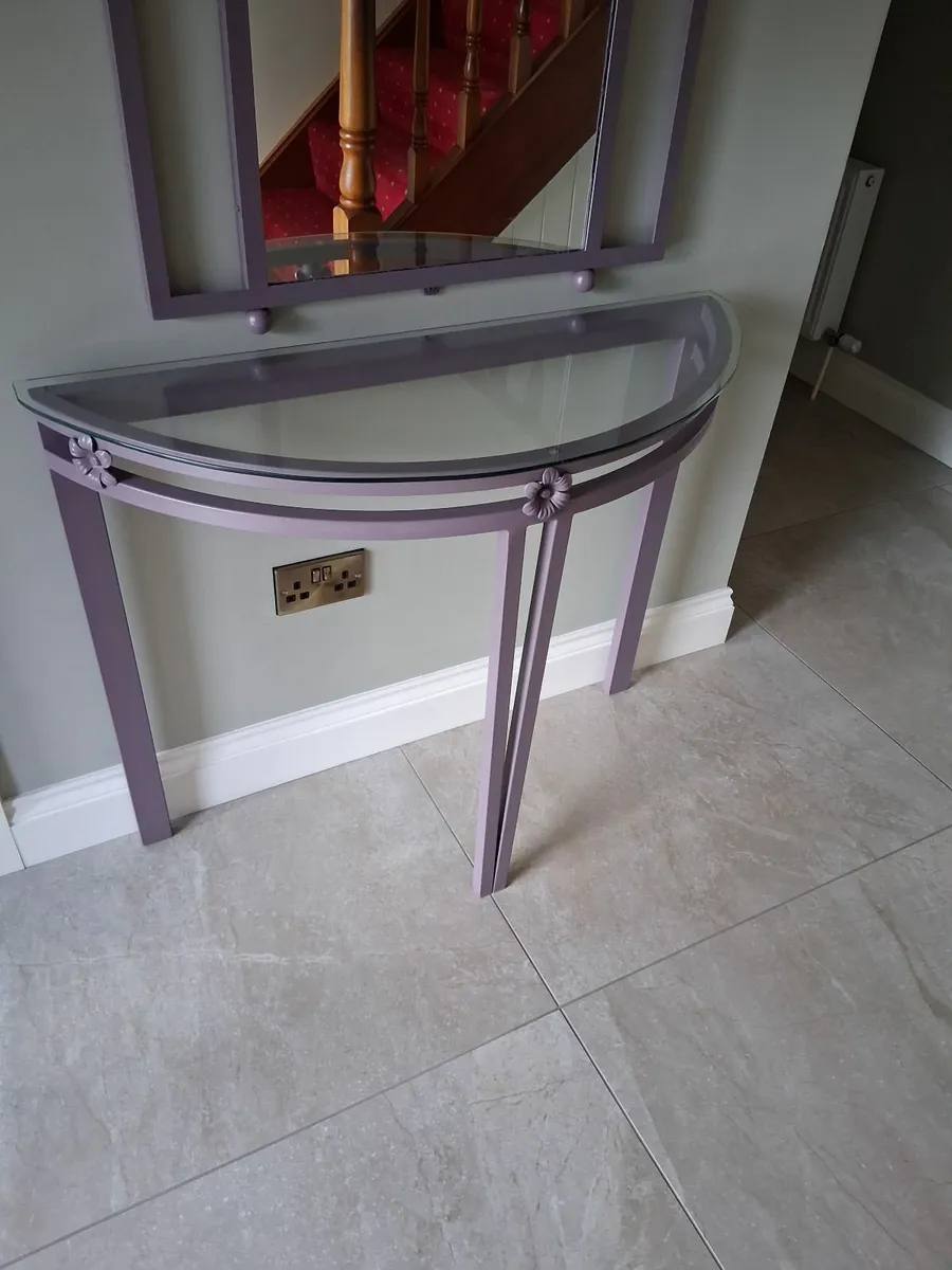 Hall table and mirror - Image 2