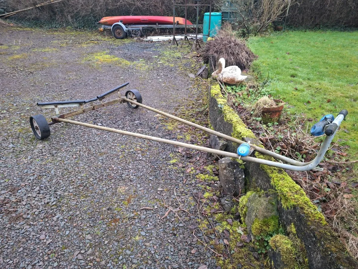 Small boat, dingy launching trailer. - Image 4