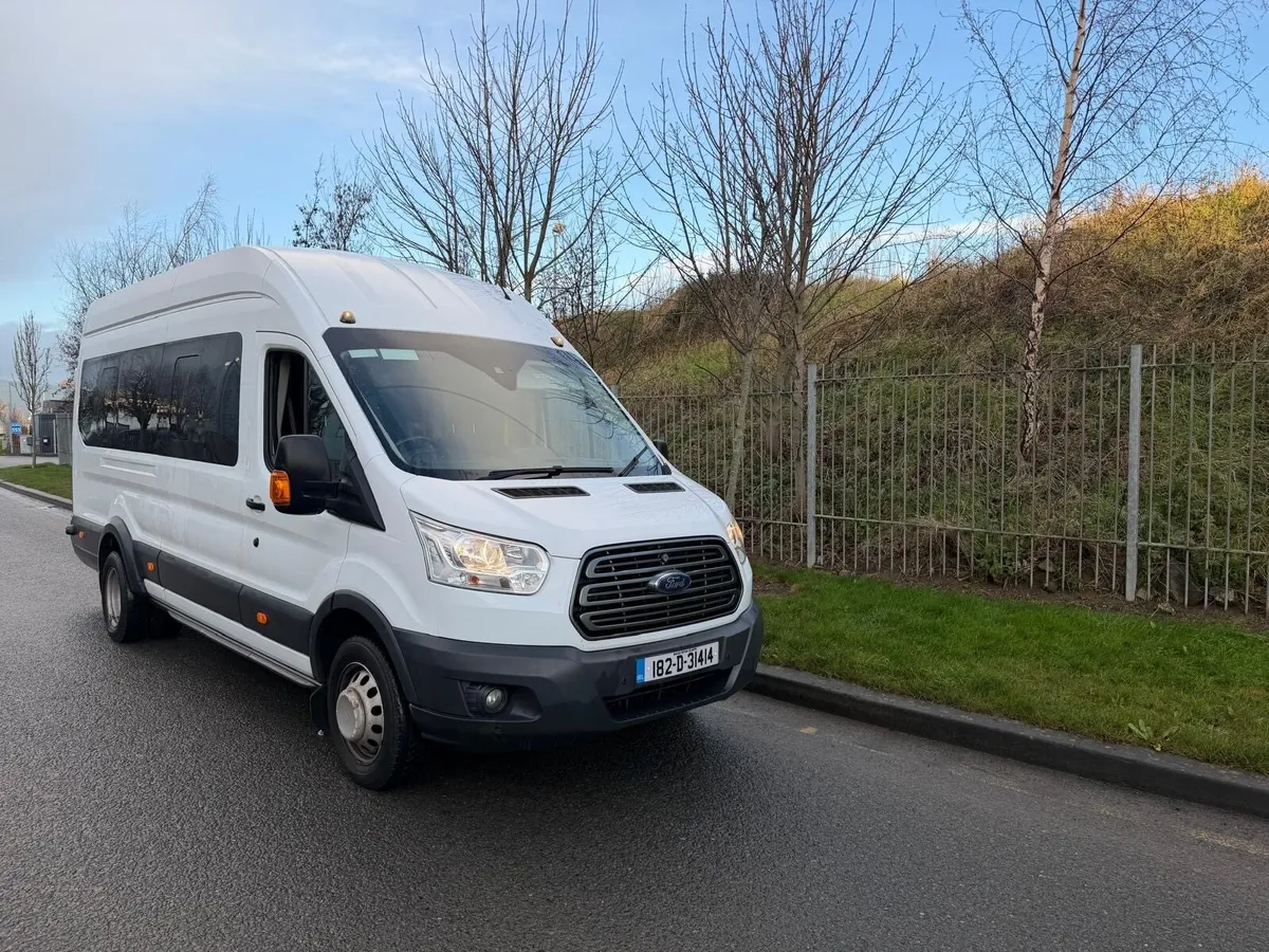 2018 Ford transit minibus 16 seater only 31k miles - Image 1