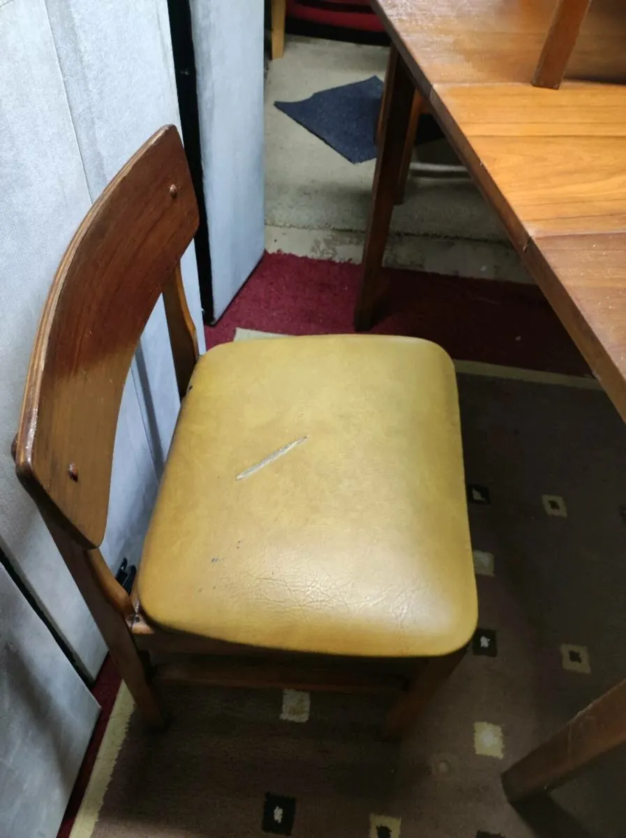 Retro 1960s/70s dining table & chairs *delivery 🚚 - Image 2