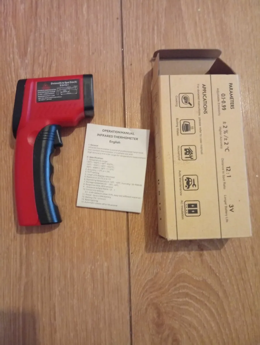 Brand New Universal Infrared Temperature Gun Therm - Image 1