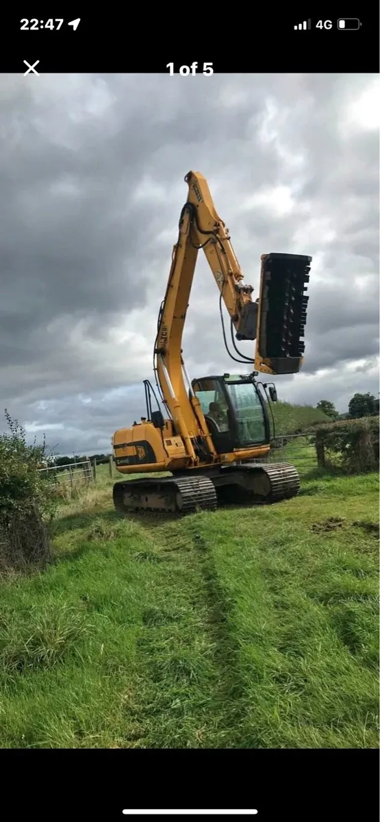 13ton Digger hire - Image 4