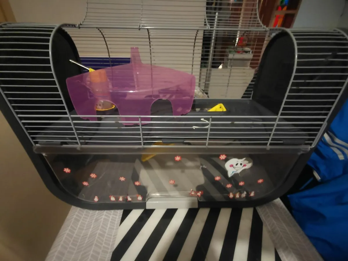Geneva Luxury Hamster cage with accessories set - Image 1