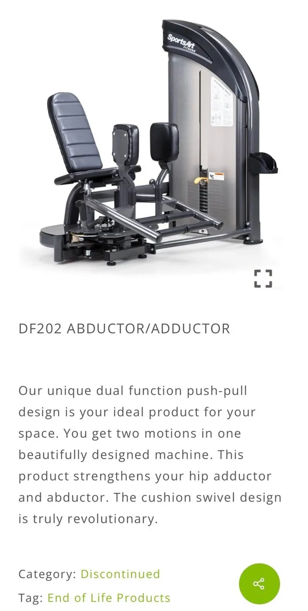 Sportsart Abductor / Adductor machine - Image 1