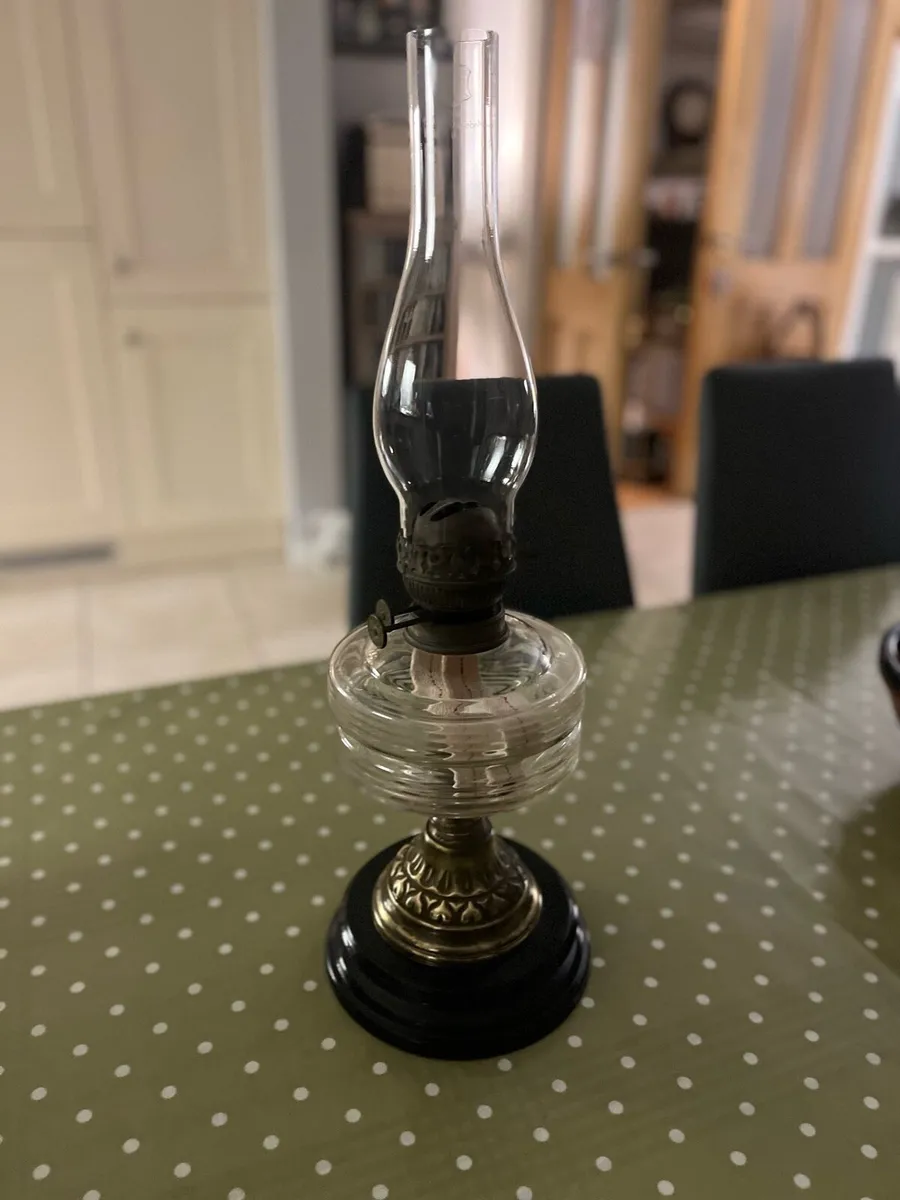 Antique Oil Lamp - Image 1