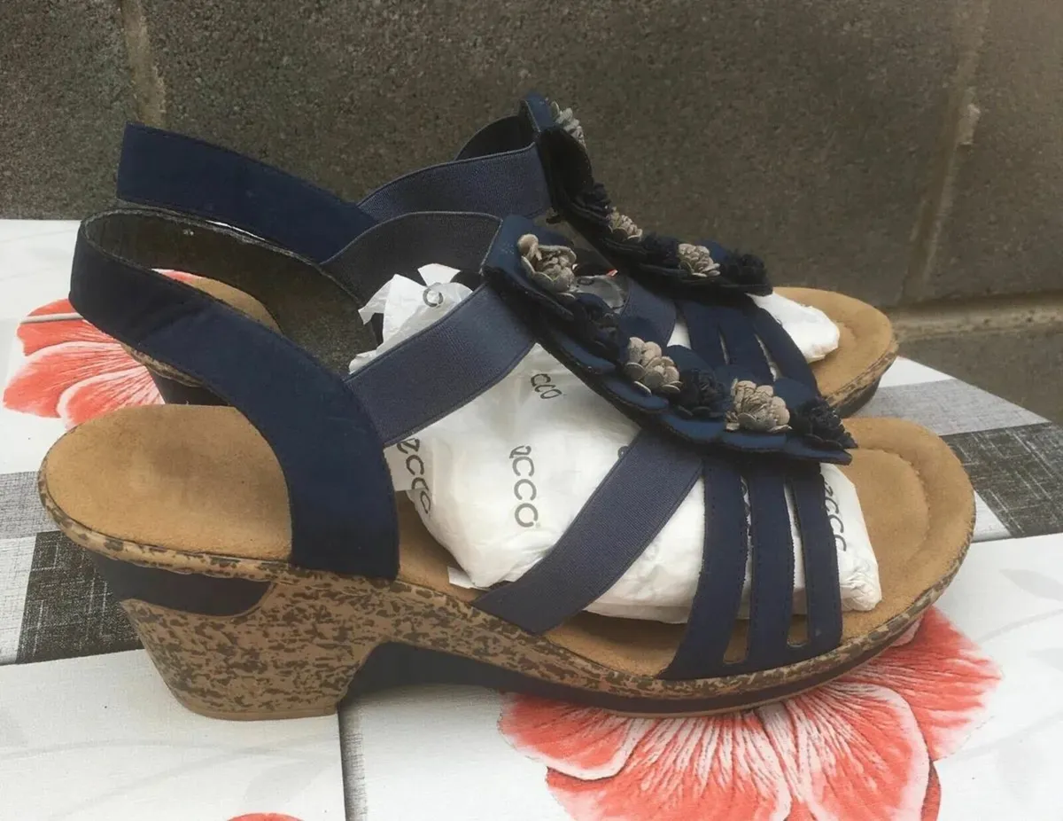 Ladies Rieker Sandals, Size 42, Worn once only - Image 1