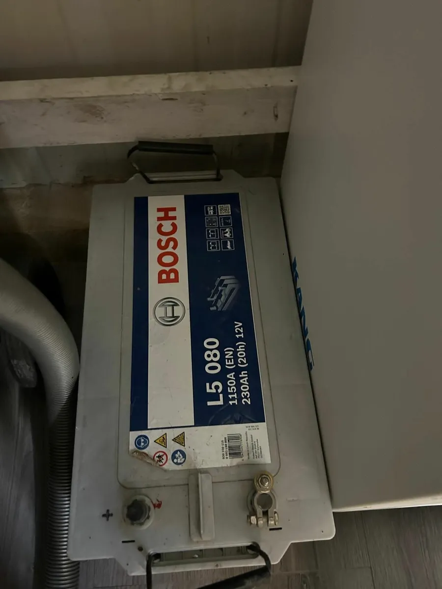 2 Bosch AGM Deep Cell Batteries for Sale - Image 2