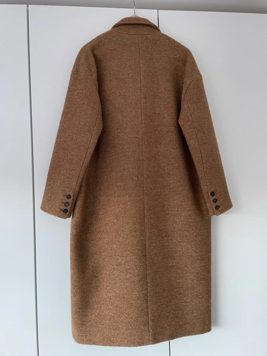Ba&sh oversized TAO Camel coat - Image 4