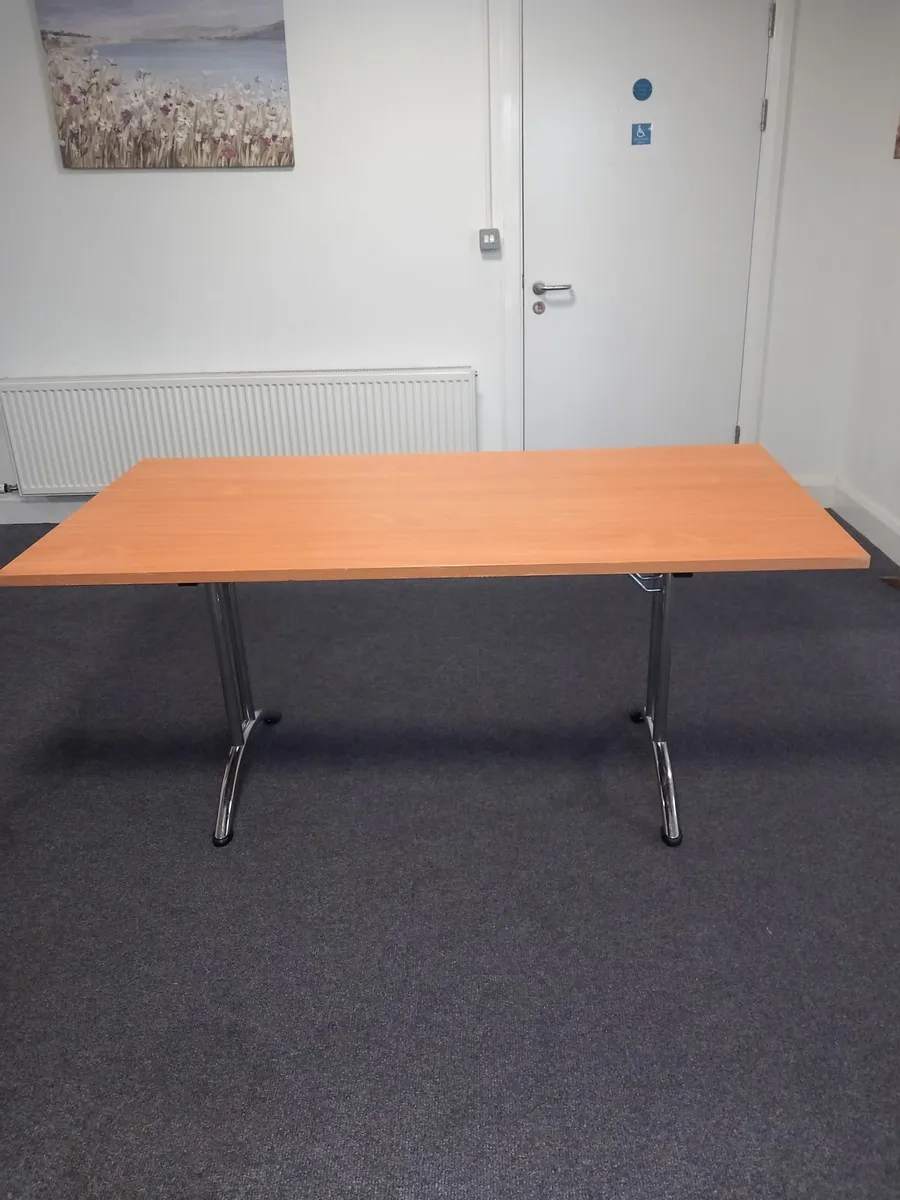 Heavy duty foldable office tables - Image 3