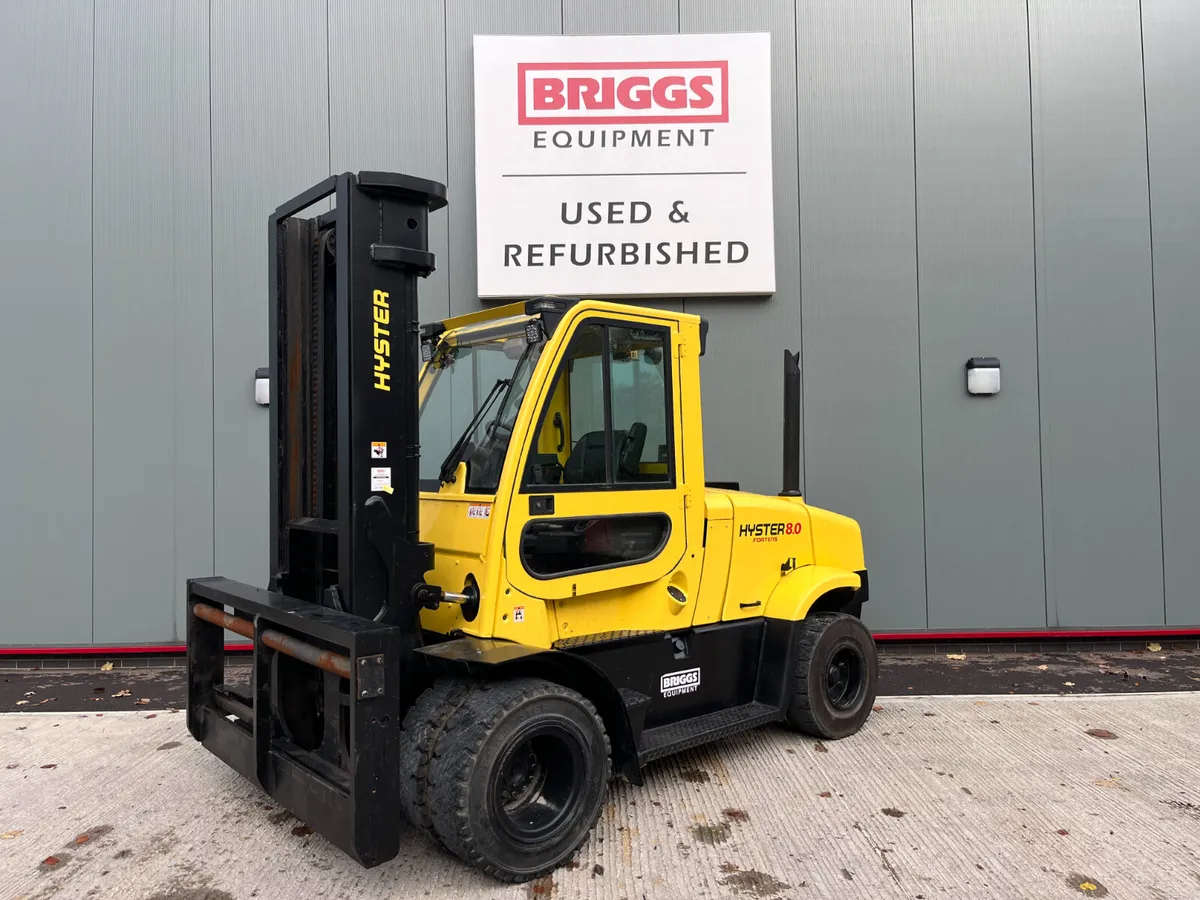 [1] 2018 Hyster H8.00FT Forklift (REF:10990) - Image 4