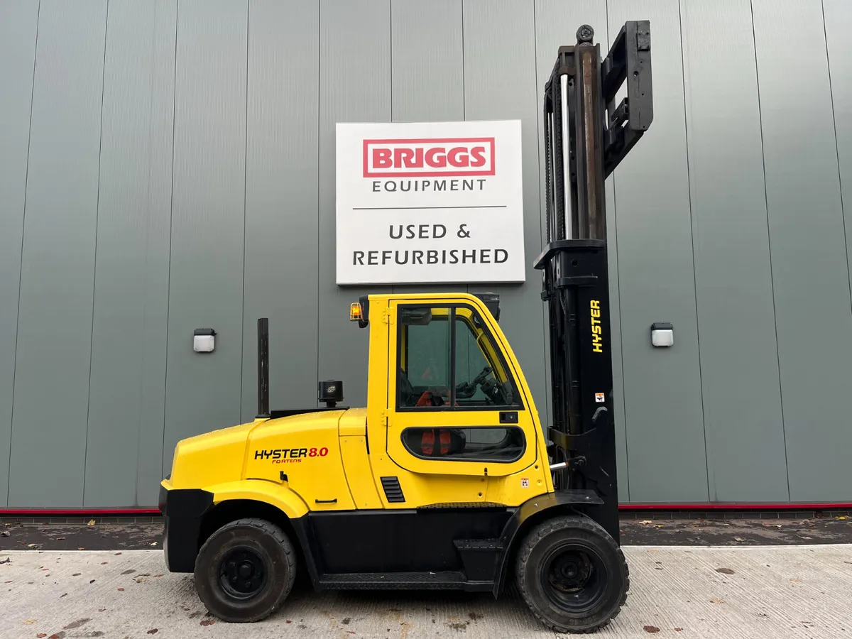 [1] 2018 Hyster H8.00FT Forklift (REF:10990) - Image 2