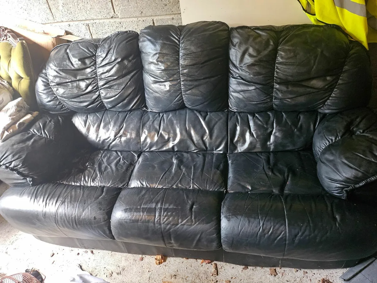 Leather Couch - Image 2