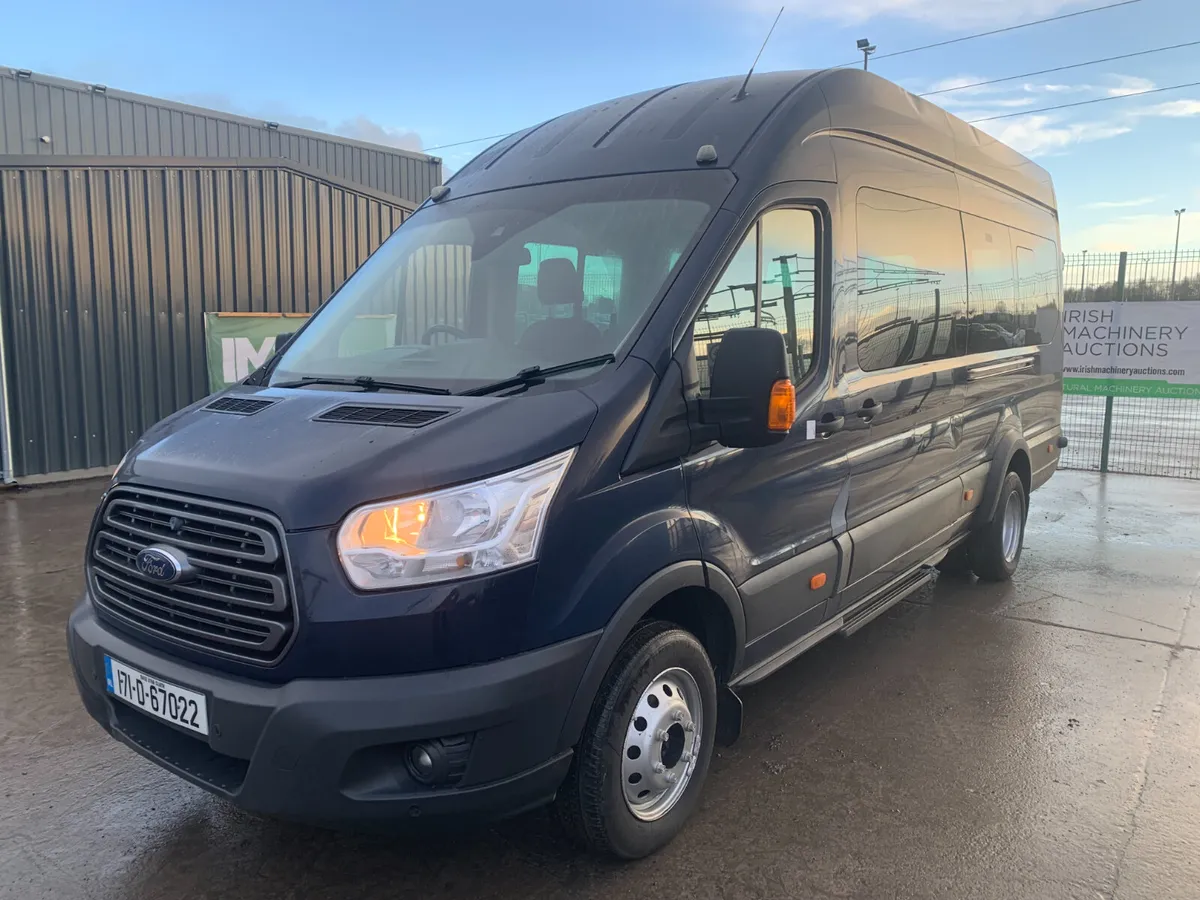 BID ONLINE NOW - 2017 FORD TRANSIT 17 SEATER MINIB - Image 1