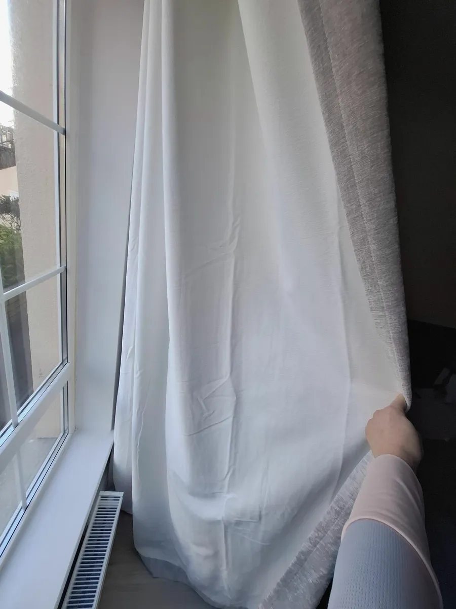 Blackout Thermal Silver Grey Curtains - Image 4