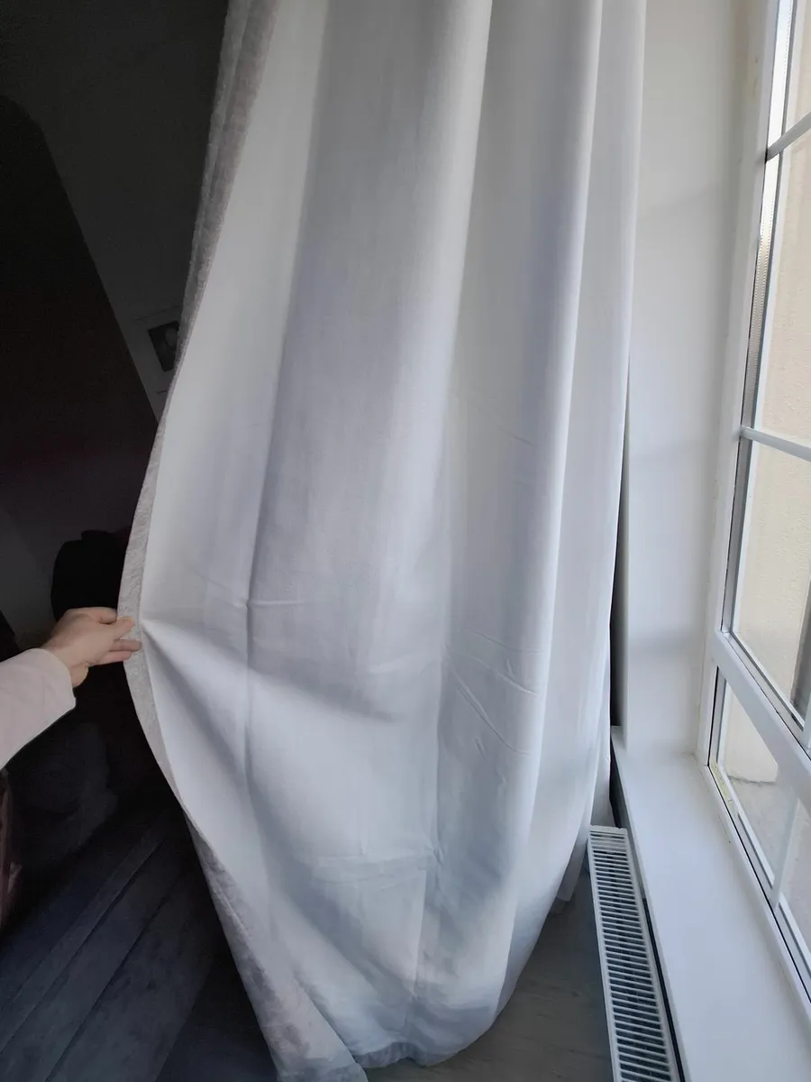 Blackout Thermal Silver Grey Curtains - Image 3