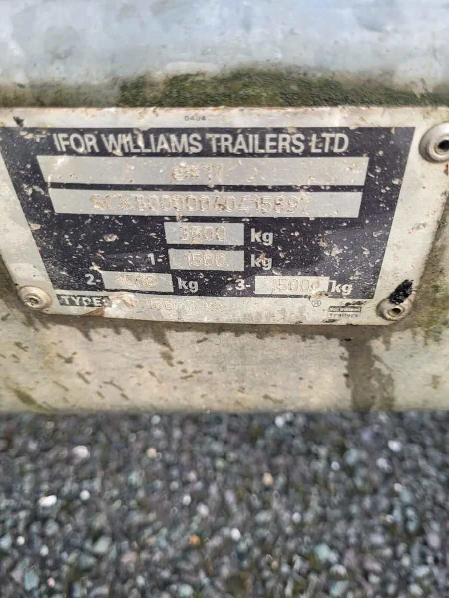 16x6'6 tri-axle ifor Williams trailer with creels - Image 4