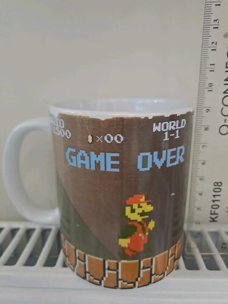 Super Mario Bros “Game Over” Mug (Nintendo) - Image 2