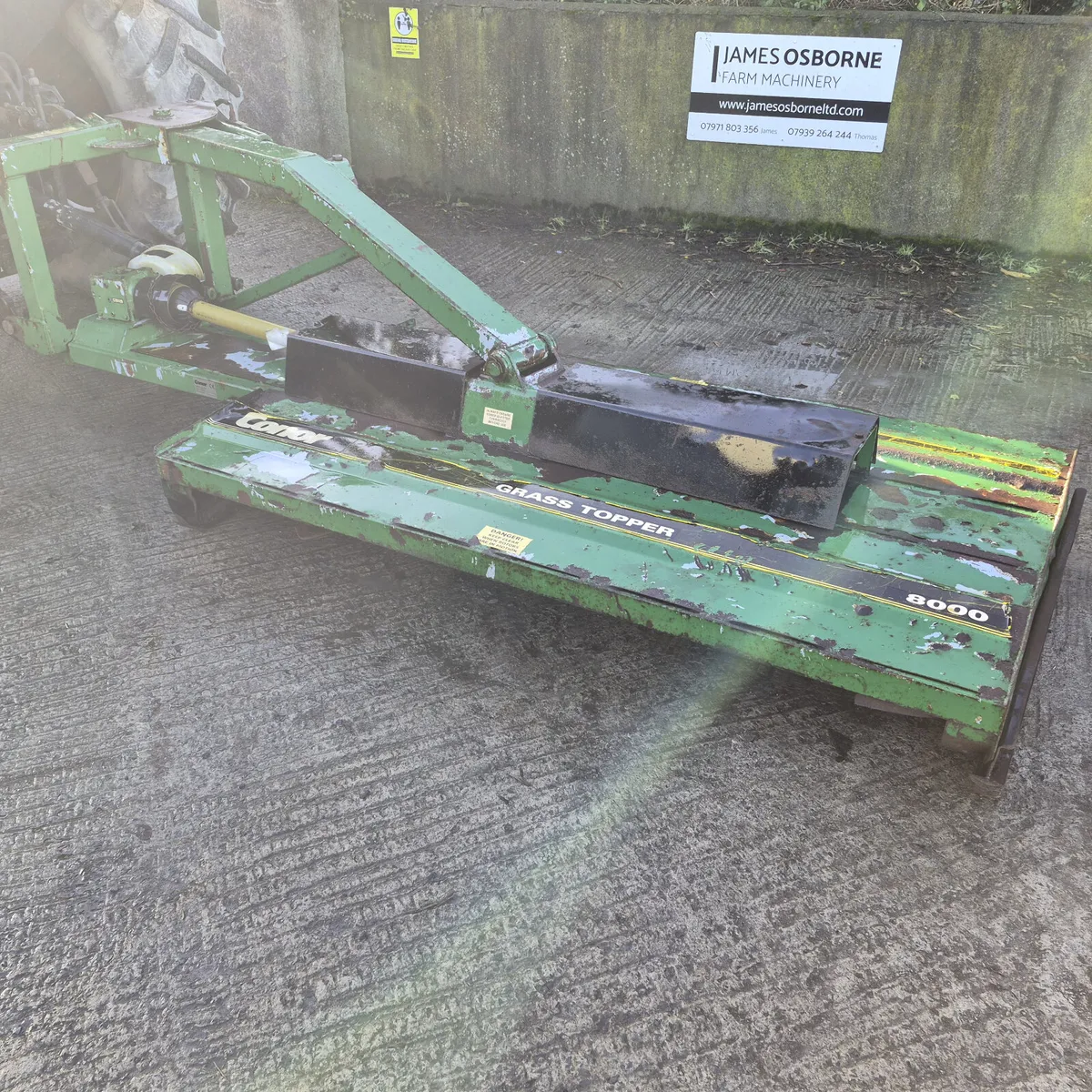 Conor 8ft Fully Offset Grass Topper - Image 2