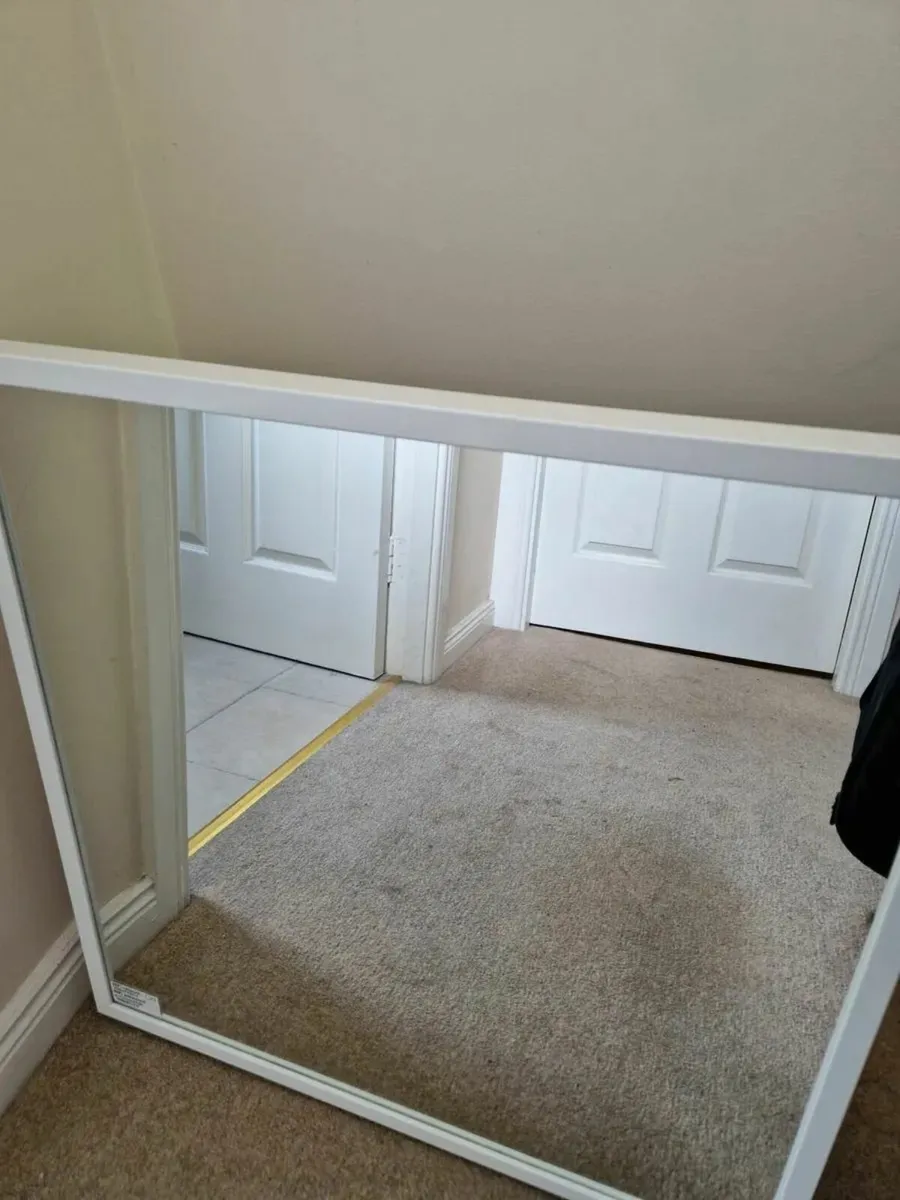 Bedrooom wall Mirror Square Frame 27.5"x 27.5" - Image 3