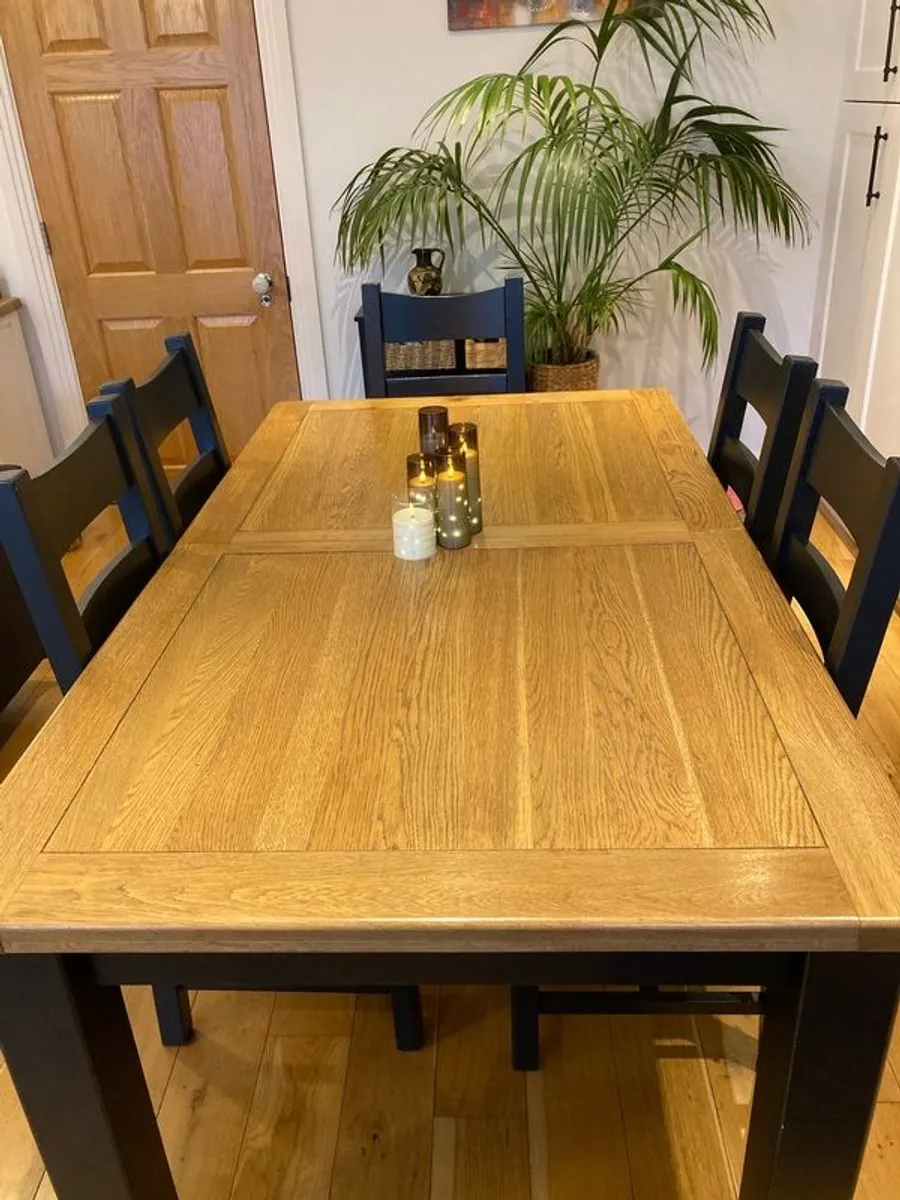 dining table and chairs - Image 2