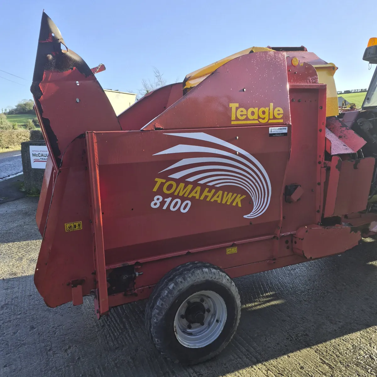Teagle 8100 Trailed straw chopper - Image 2