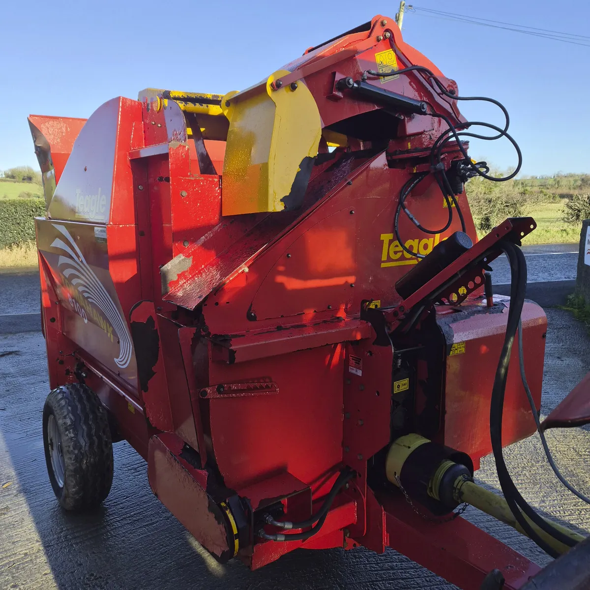 Teagle 8100 Trailed straw chopper - Image 4