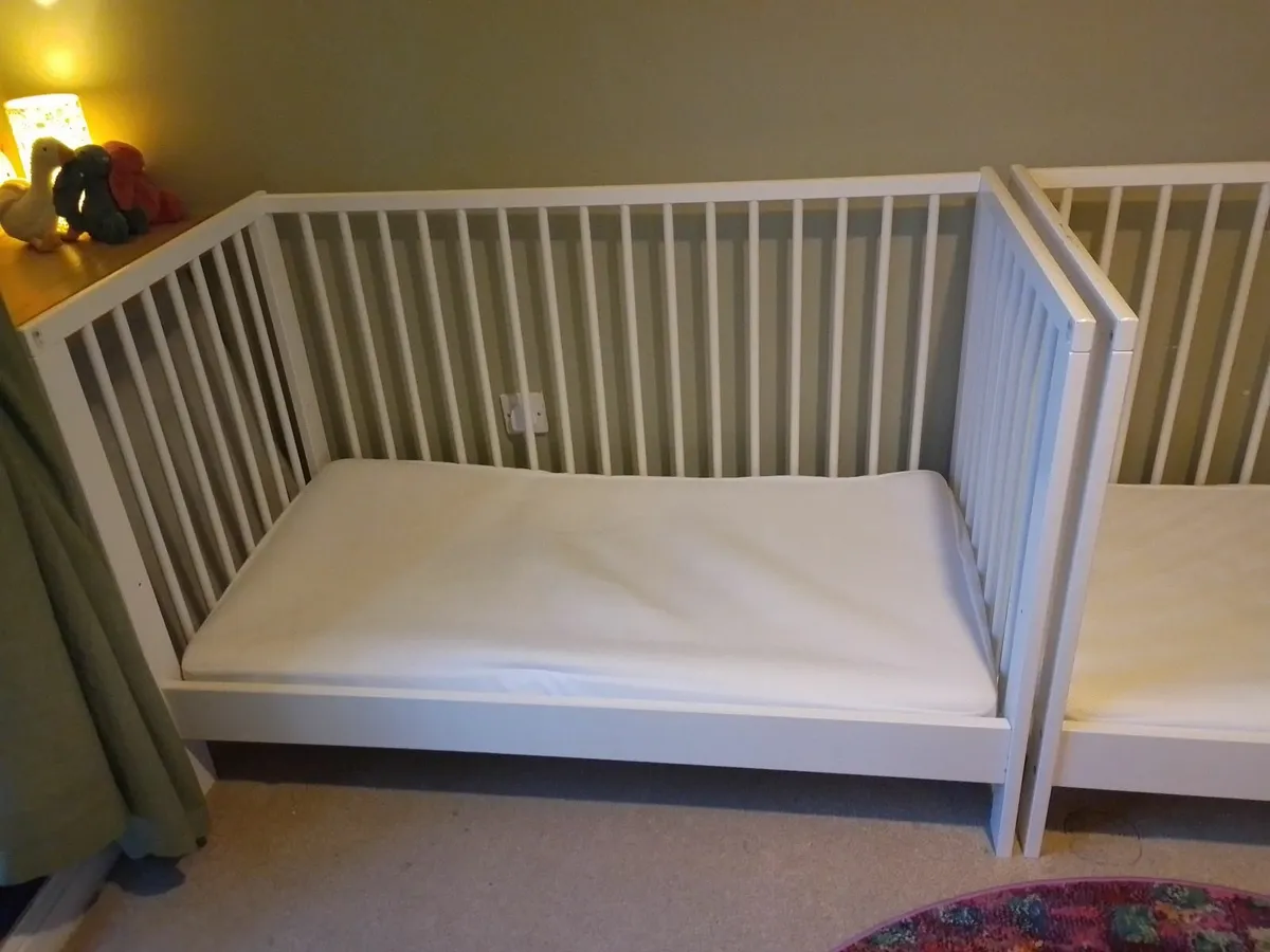 2no. IKEA Gulliver cots - Image 1