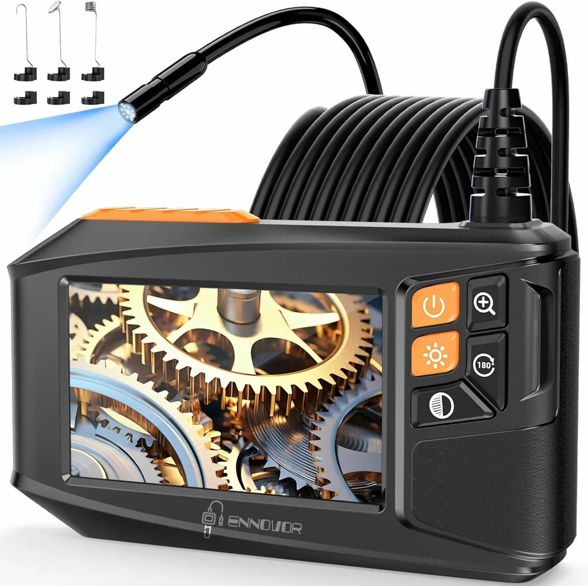 Endoscope Camera with Light, 1080P HD Inspection C