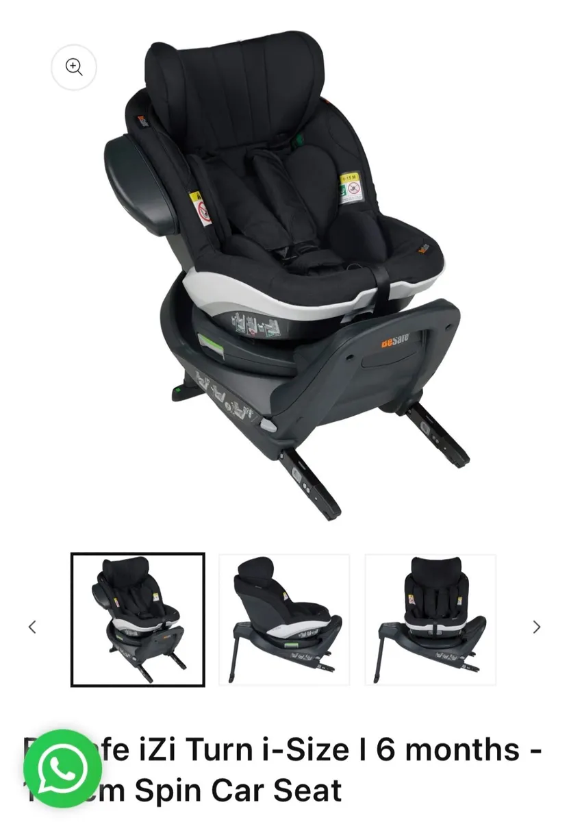 BeSafe iZi Turn, 360 Swivel, 5 Months-4 Years, - Image 1