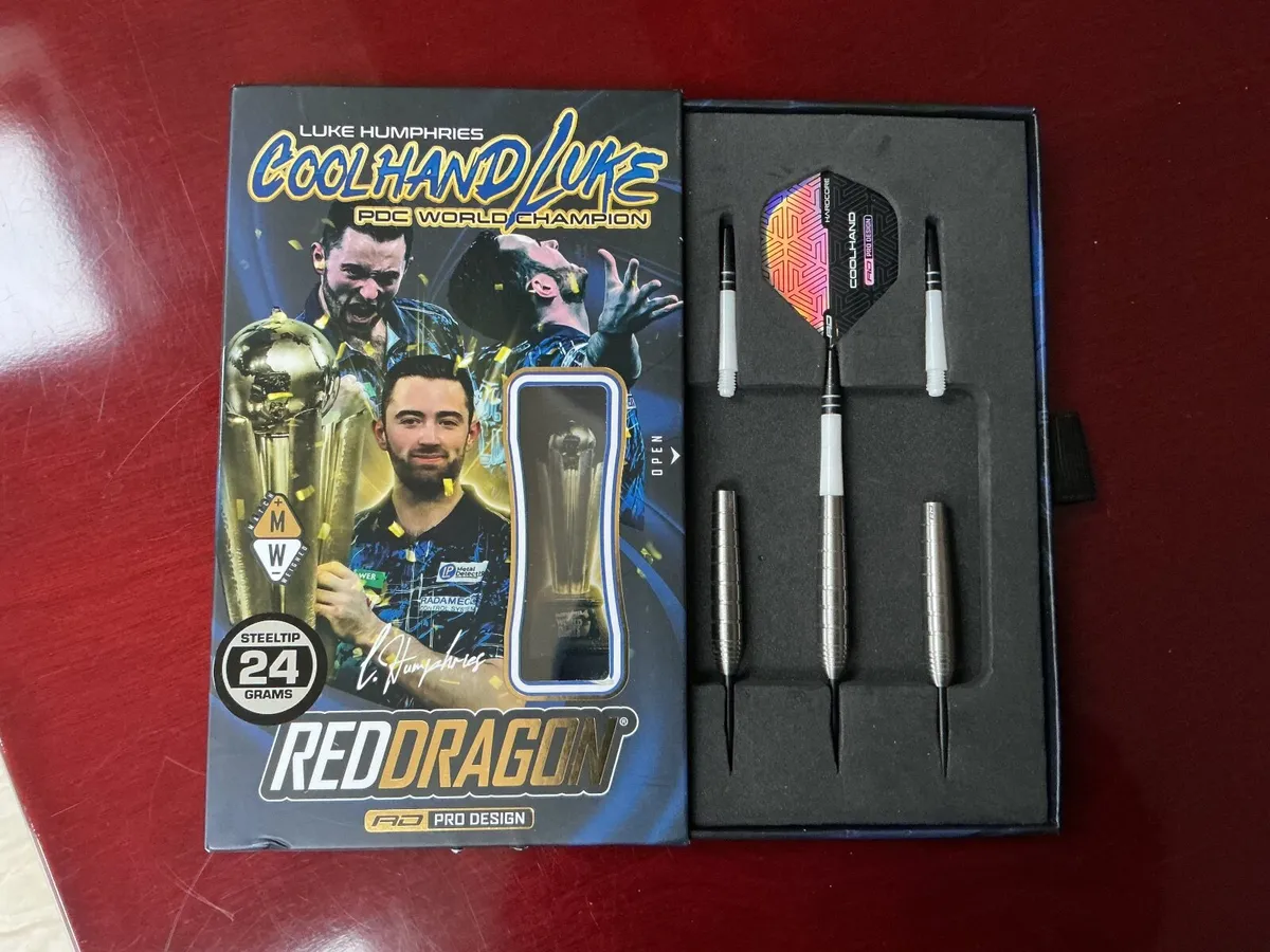 Luke Humphries tungsten darts TX1 24G (NEW) - Image 1