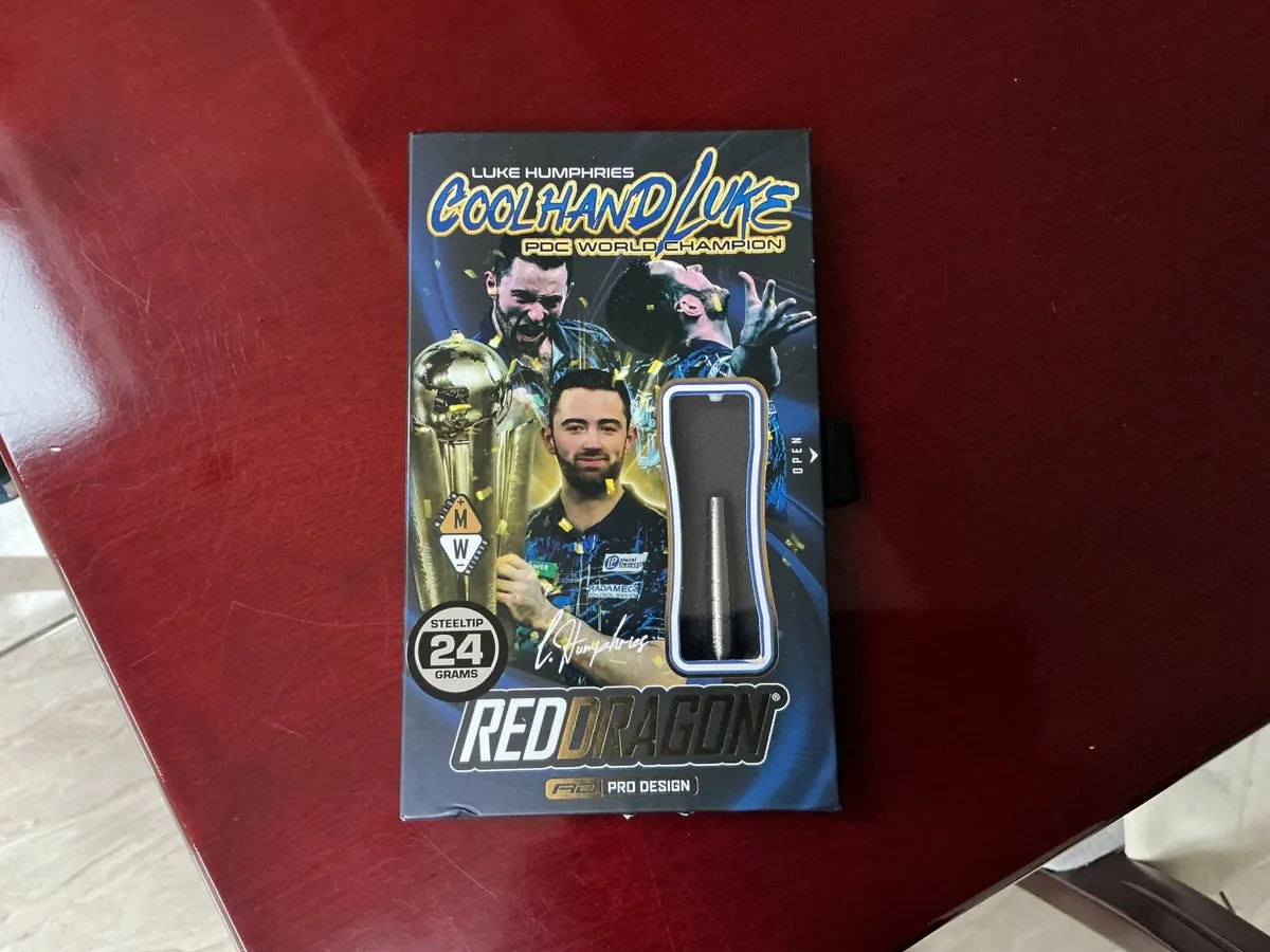 Luke Humphries tungsten darts TX1 24G (NEW) - Image 2
