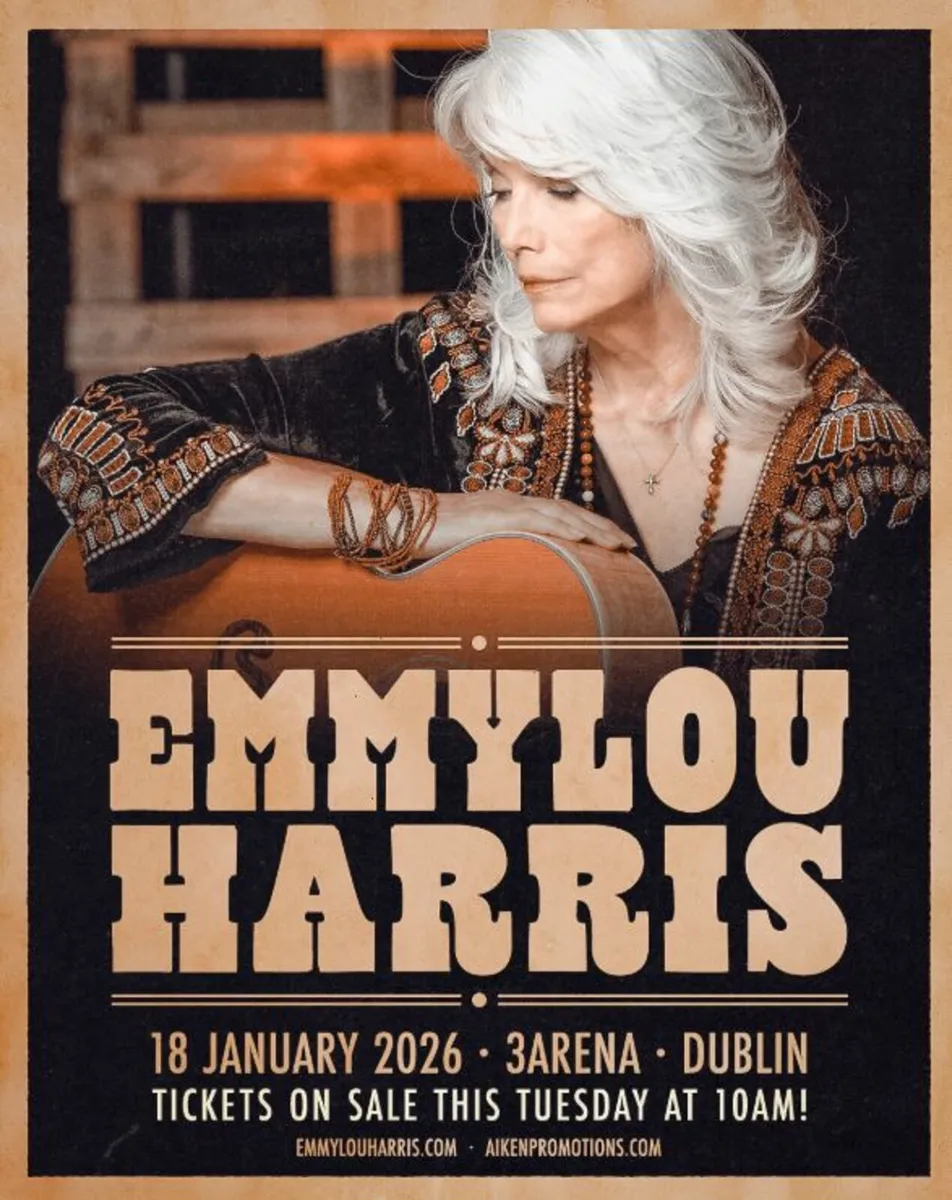 Emmylou Harris Tickets - 2 x Seated - 18 January