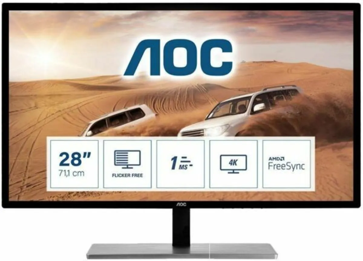 AOC UHD 28" 4K MONITOR - Image 2