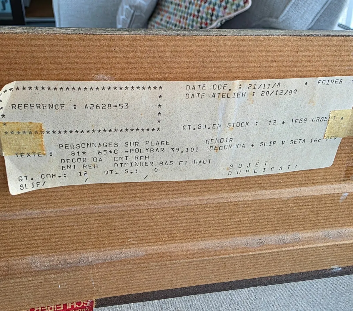 Renoir Print in Frame - Image 3