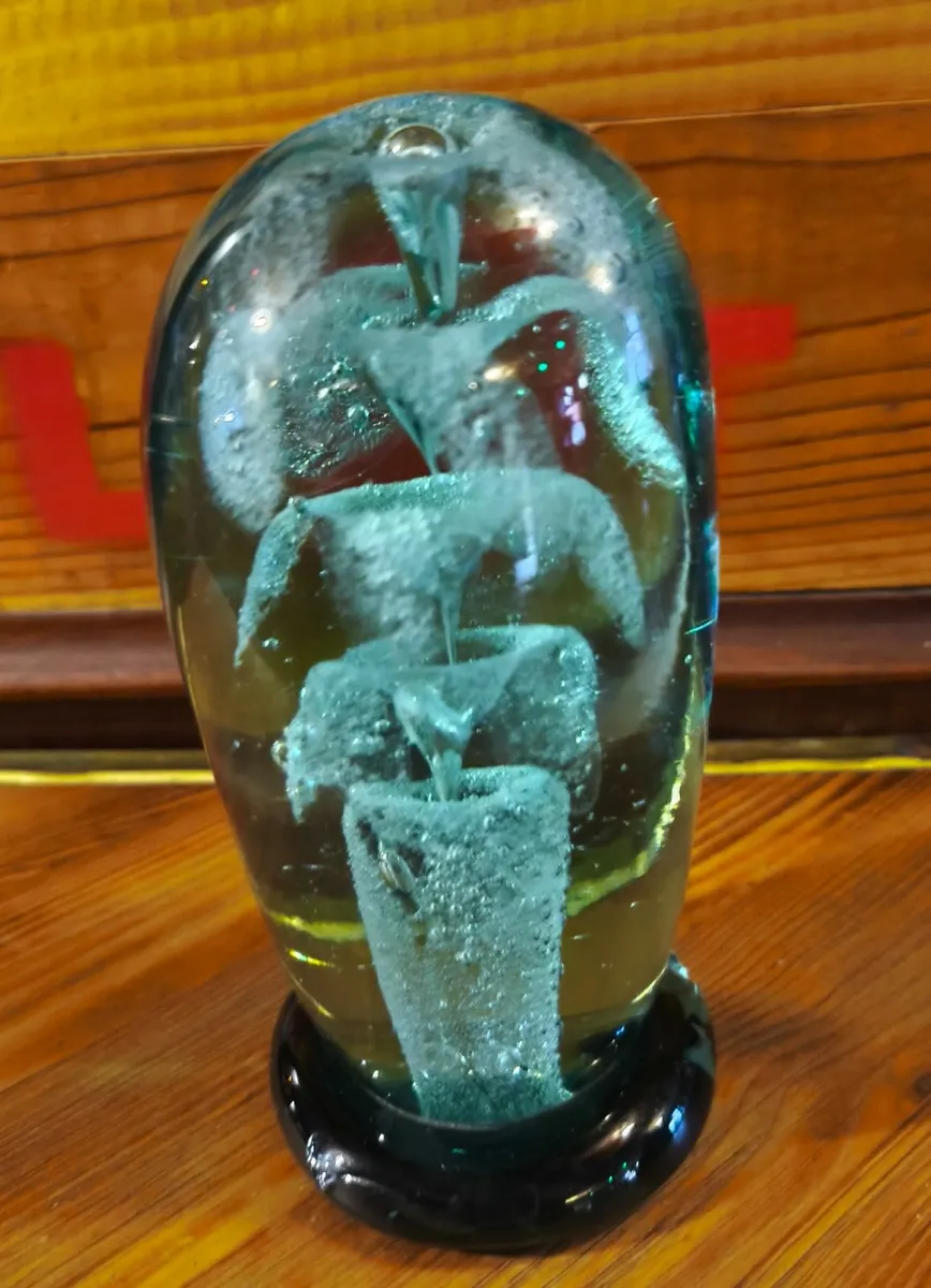 Victorian glass dump paperweight