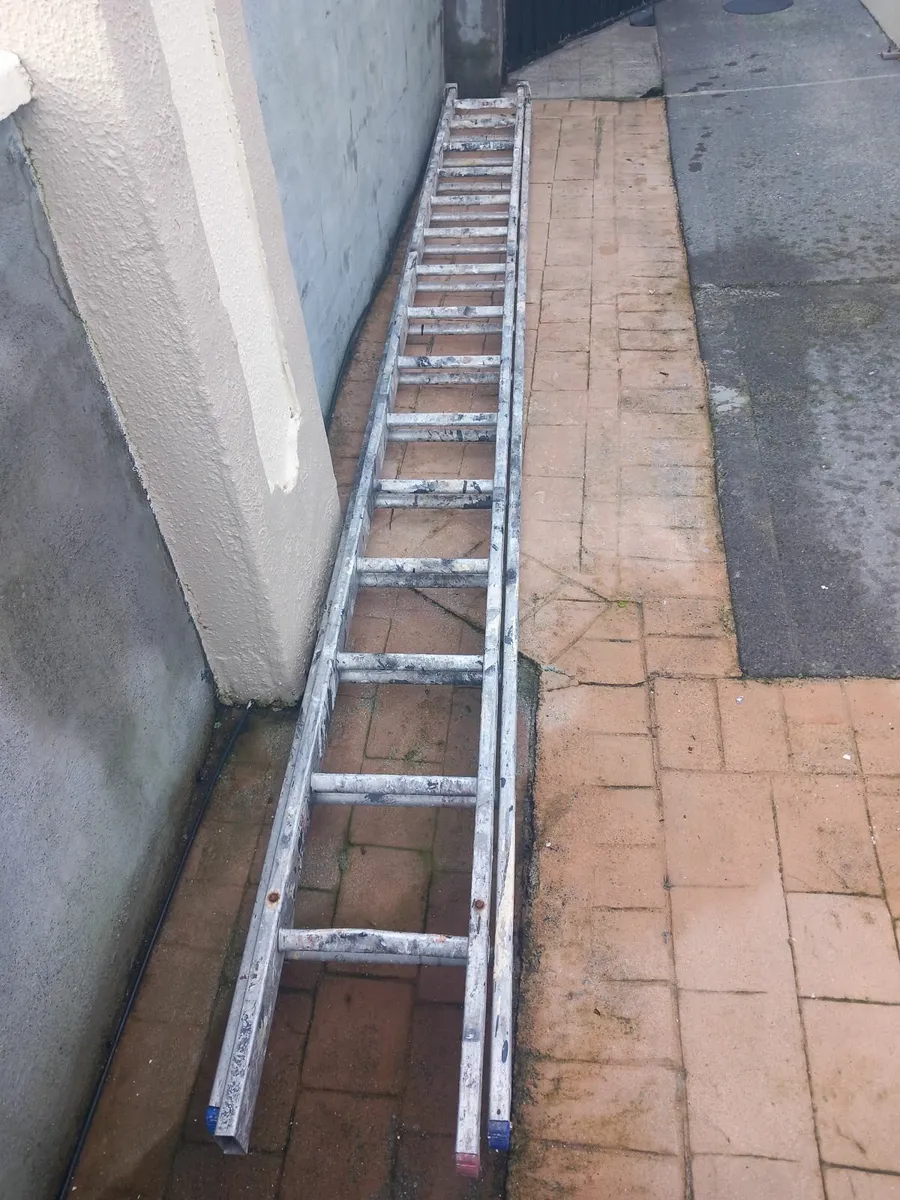 Double extension ladder 26ft - Image 1